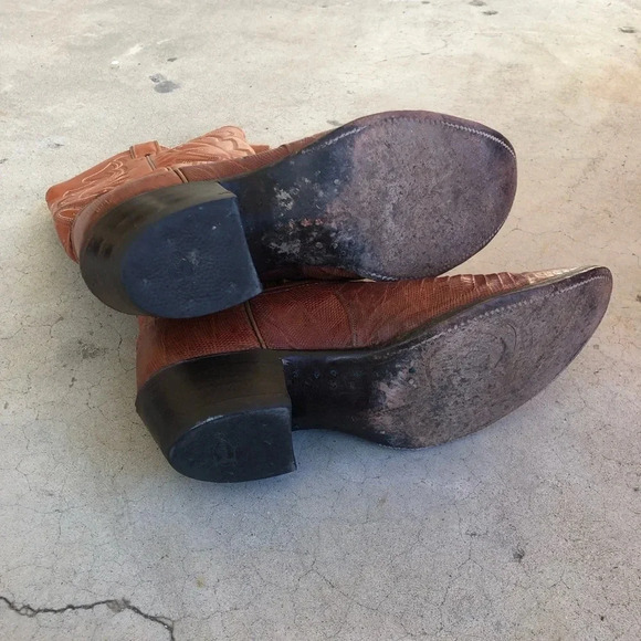 Justin 8303 Exotic Lizard Boots - Picture 6 of 7